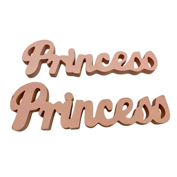 Lot Of 2 Princess Decorations Girls Bedroom Decor - Picture 1 of 4